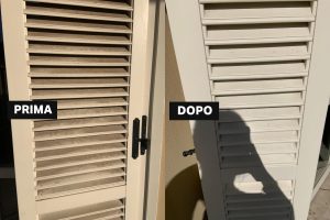 Prima e Dopo - Pulizia persiane a Torino